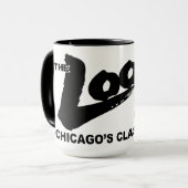 The Loop 97,9 FM Chicagos Classic Rock v1 Tasse (Vorderseite Links)