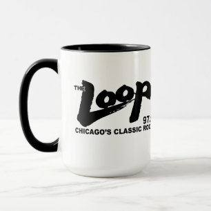 The Loop 97,9 FM Chicagos Classic Rock v2 Tasse