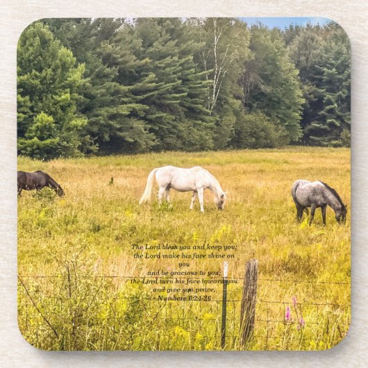 The Lord bless you and keep you;  Getränkeuntersetzer (Vorderseite)