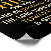 The Lord Bless You And Keep You Poster (Ecke)