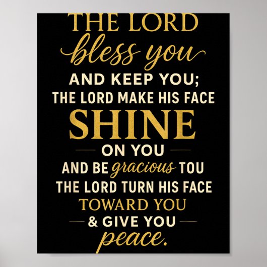The Lord Bless You And Keep You Poster (Vorne)