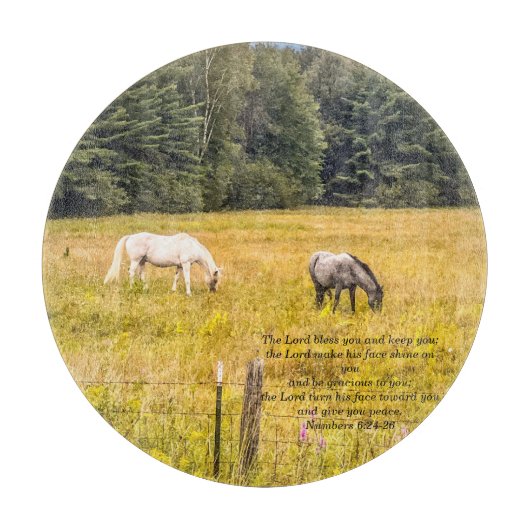 The Lord bless you and keep you; Schneidebrett (Vorderseite)