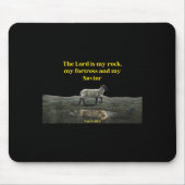 The Lord Is My Rock Psalm 18_2 - Christian Values Mousepad (Vorne)