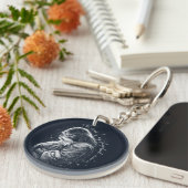 The Lord is my Shepard. Psalm 23. Acrylic Keychain Schlüsselanhänger (Vorderseite rechts)