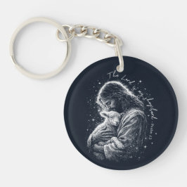 The Lord is my Shepard. Psalm 23. Acrylic Keychain Schlüsselanhänger