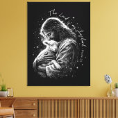 The Lord is my Shepard. Psalm 23. Leinwanddruck (Insitu (Wohnzimmer))