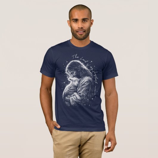 The Lord is my Shepard. Psalm 23. T-Shirt (Vorne ganz)