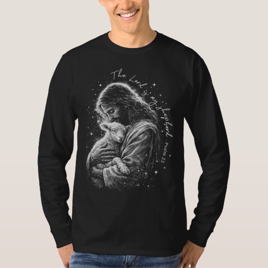 The Lord is my Shepard. Psalm 23. T-Shirt (Vorderseite)