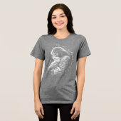 The Lord is my Shepard. Psalm 23. Tri-Blend Shirt (Vorderseite voll)