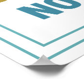 The Lord Is My Shepherd I Lack Nothing Bold Poster (Ecke)