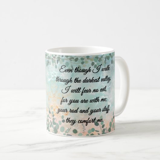 The Lord is My Shepherd Kaffeetasse (VorderseiteRechts)