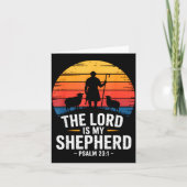 The Lord Is My Shepherd Psalm 23_1 Bible Verse Karte (Vorderseite)