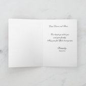 The Lord Is My shepherd — Psalm 23:1 Karte (Innenseite)