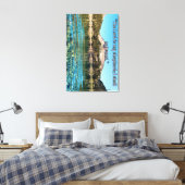 The Lord Is My Shepherd – Psalm 23:1 Scripture Wal Leinwanddruck (Insitu (Schlafzimmer))