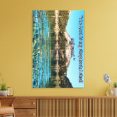 The Lord Is My Shepherd – Psalm 23:1 Scripture Wal Leinwanddruck (Insitu (Wohnzimmer))