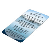 The Lord is my Shepherd Psalm 23 Schlauch Magnet (Linke Seite)