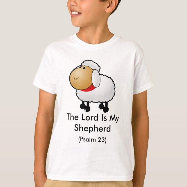 The Lord Is My Shepherd (Psalm 23) T-Shirt (Vorderseite)