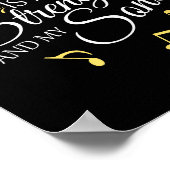 The Lord Is My Strength And My Song Christian Jesu Poster (Ecke)