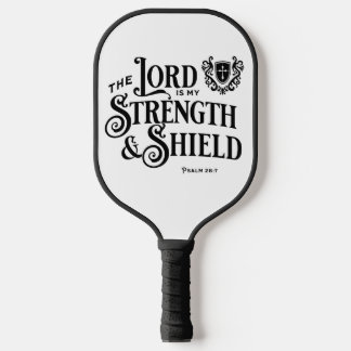 The Lord is my Strength & Shield Royalty Pickleball Schläger