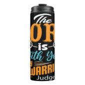 The Lord Is With You Mighty Warrior Thermosbecher (Vorderseite)