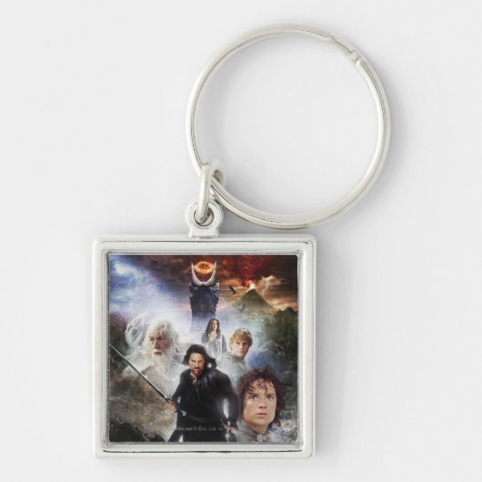 THE LORD OF THE RINGS Character Collage Schlüsselanhänger (Vorne)