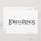 THE LORD OF THE RINGS horizontal logo Postkarte (Vorne/Hinten)