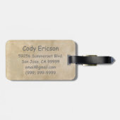 The Lord of the Rings Movie Poster Gepäckanhänger (Rückseite horizontal)