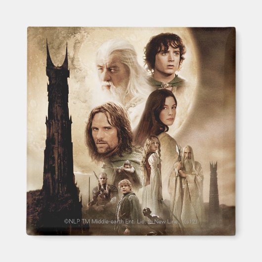 The Lord of the Rings: The Two Towers Movie Poster Magnet (Vorne)