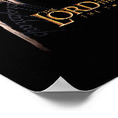 THE LORD OF THE RINGS: TT Saruman Movie Poster (Ecke)