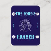 The Lord’s Prayer – Traditional Prayer Card Platzkarte (Vorderseite)