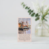 The Lord's Prayer -  Blue Purple Green Orange Visitenkarte (Stehend Vorderseite)