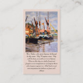 The Lord's Prayer -  Blue Purple Green Orange Visitenkarte (Vorderseite)