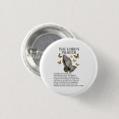 The Lord's Prayer Button (Vorne & Hinten)