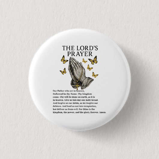 The Lord's Prayer Button (Vorderseite)