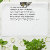 The Lord's Prayer Geschirrtuch (Gefaltet)