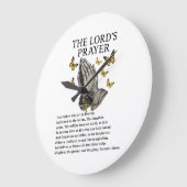 The Lord's Prayer Große Wanduhr (Winkel)