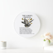 The Lord's Prayer Große Wanduhr (Zuhause)