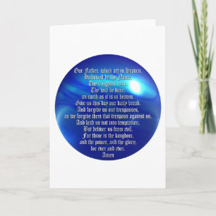 The Lord's Prayer Karte