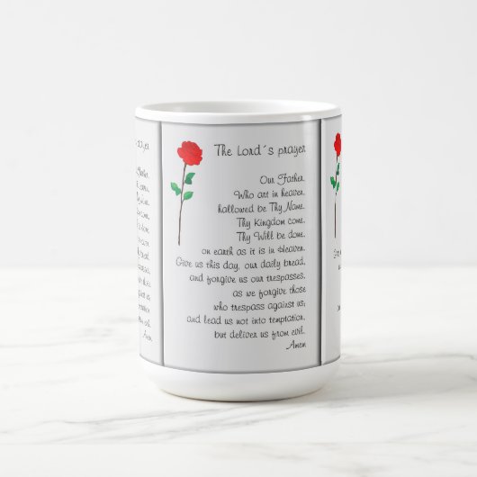 THE LORD'S PRAYER MUG KAFFEETASSE (Mittel)