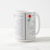 THE LORD'S PRAYER MUG KAFFEETASSE (VorderseiteRechts)