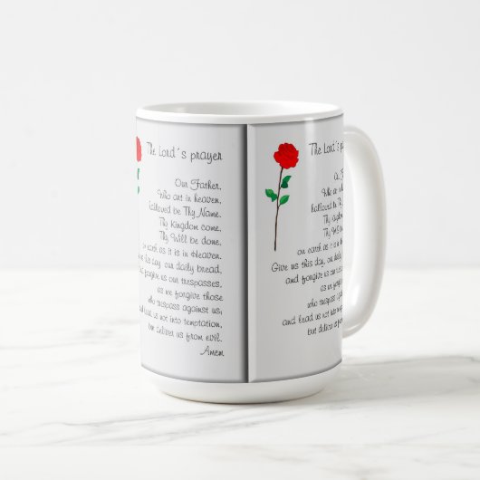 THE LORD'S PRAYER MUG KAFFEETASSE (VorderseiteRechts)