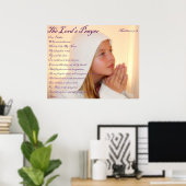 The Lords Prayer Poster (Heimbüro)