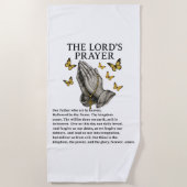 The Lord's Prayer Strandtuch (Vorderseite)