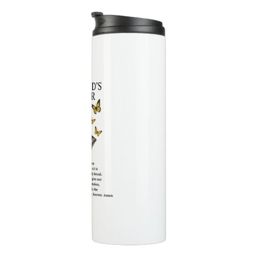 The Lord's Prayer Thermosbecher (Nach rechts gedreht)