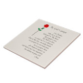 THE LORD'S PRAYER TILE FLIESE (Seite)