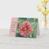 The Loss of a Mother - Sympathy Card Karte (Gelbe Blume)