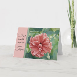 The Loss of a Mother - Sympathy Card Karte