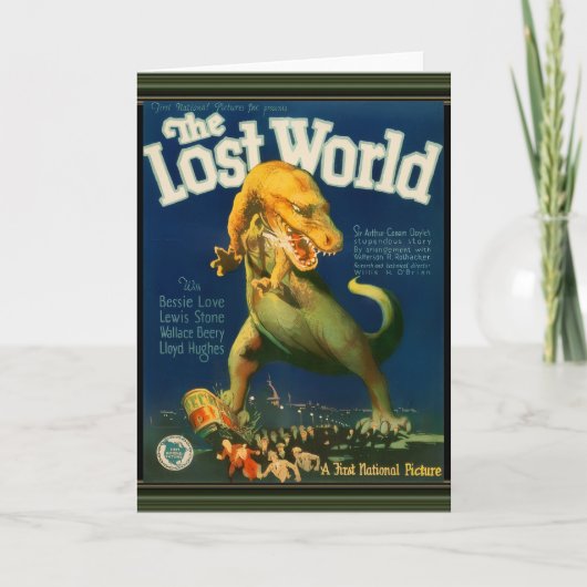 The Lost World Greeting Card Karte (Vorderseite)