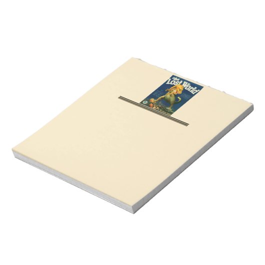 The Lost World Notepad Notizblock (Rotiert)