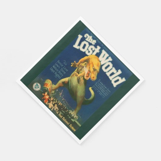 The Lost World Paper Napkins Serviette (Ecke)